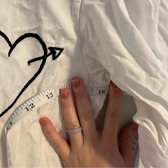 Lottie Hall White Black Fun Embroidered Mini Dress XS/S - Picture 6 of 13